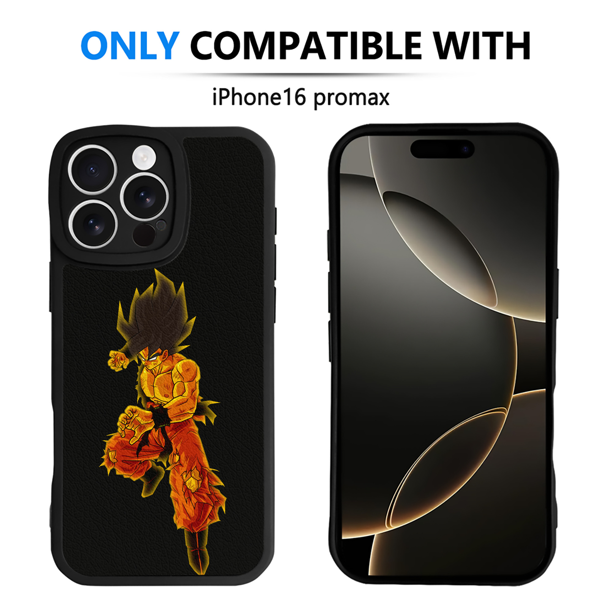 （画像用） ドラゴンボール 孫 悟飯（そんごはん）DRAGON BALL Son Gohan 【iPhone 16シリーズ対応】シリコンスマホケース（レザー調） 材質：シリコン